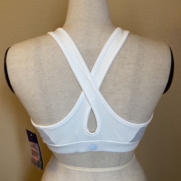 White Performance Sport Bra - Picture 3 of 10